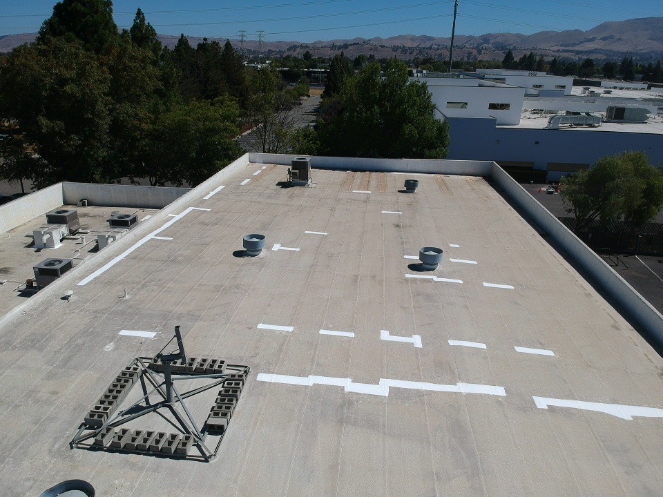 Commercial roof repairs — roof overview