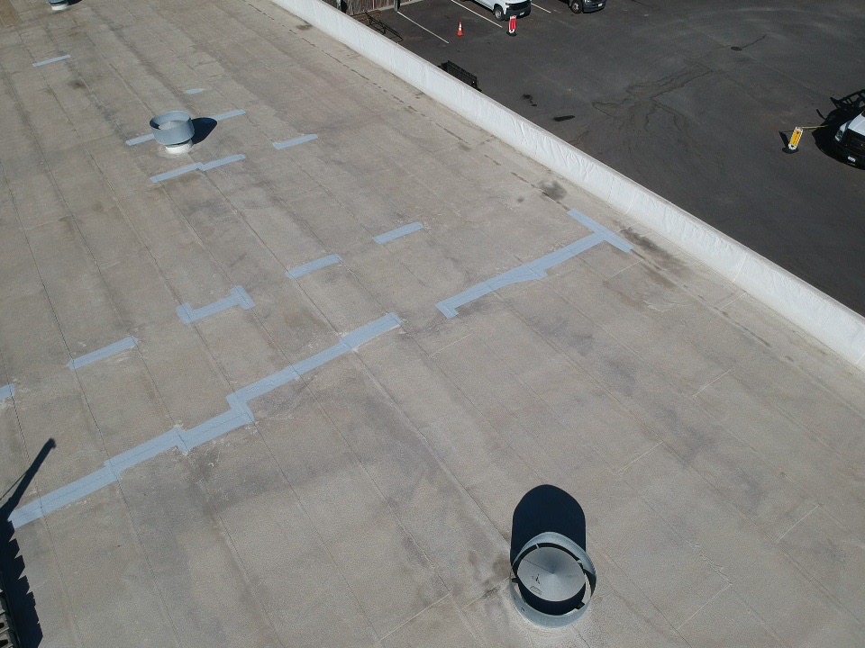 Commercial roof repairs — repair details