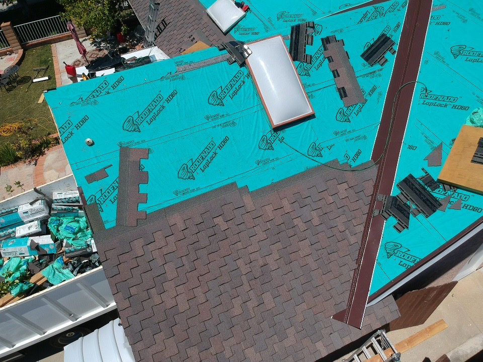 Diamond project — LapLock peel-and-stick underlayment and Presidential TL installation